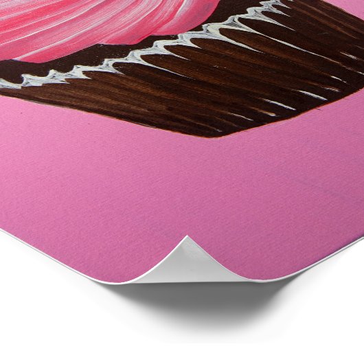 Erdbeerzucker Poster (Ecke)