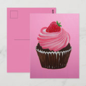 Erdbeerzucker Postkarte (Vorne/Hinten)