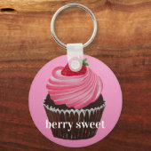 Erdbeerzucker Schlüsselanhänger (Vorderseite)