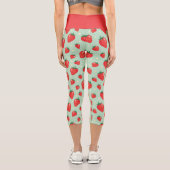 Erdberry Mint Summer Capri Leggings (Rückseite)