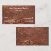 Erdbeschaffenheits-Visitenkarten Visitenkarte (Vorne/Hinten)