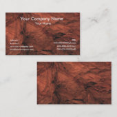 Erdbeschaffenheits-Visitenkarten Visitenkarte (Vorne/Hinten)