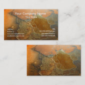 Erdbeschaffenheits-Visitenkarten Visitenkarte (Vorne/Hinten)