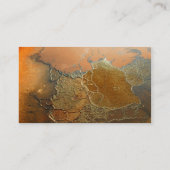 Erdbeschaffenheits-Visitenkarten Visitenkarte (Rückseite)