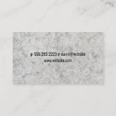 Erdbewegung | Baufahrzeug | Betonfarben Visitenkarte (Rückseite)