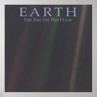 ERDBLUE DOT POSTER
