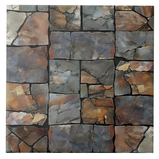 Erdboden Grundsteinfliesen Fliese (Vorderseite)