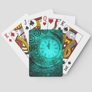 Erdboden-Steampunk Spielkarten