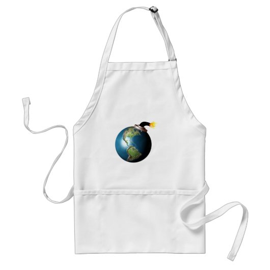 Erdbombe Schürze (Vorne)