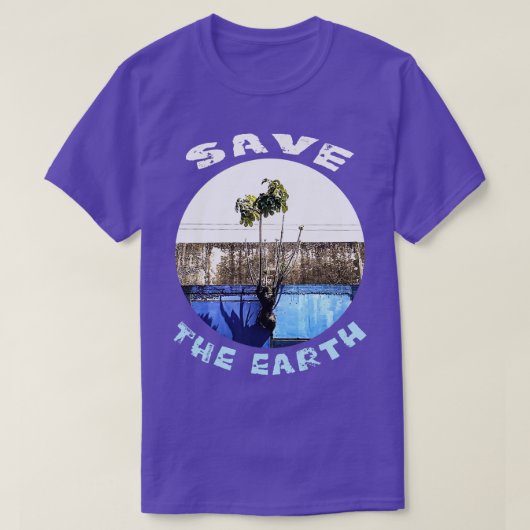 Erde 1 retten T-Shirt (Design vorne)