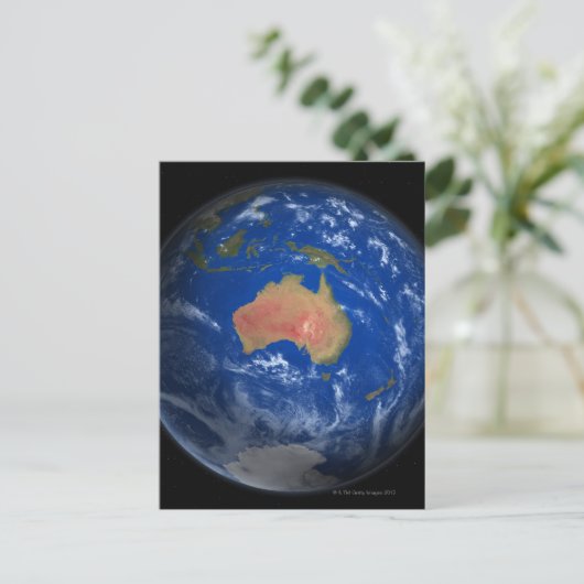 Erde 2 postkarte (Stehend Vorderseite)