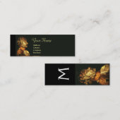 ERDE/ALLEGORIE MIT MONOGRAMM FÜR WILDTIERE MINI VISITENKARTE (Vorne/Hinten)