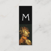 ERDE/ALLEGORIE MIT MONOGRAMM FÜR WILDTIERE MINI VISITENKARTE (Rückseite)