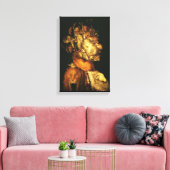 ERDE/ALLEGORIE MIT WILDTIEREN LEINWANDDRUCK (Insitu (Wohnzimmer))