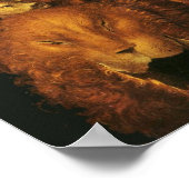 ERDE/ALLEGORIE MIT WILDTIEREN POSTER (Ecke)