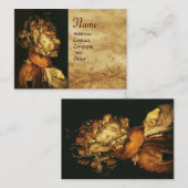 ERDE/ALLEGORIE MIT WILDTIEREN VISITENKARTE (Vorne/Hinten)