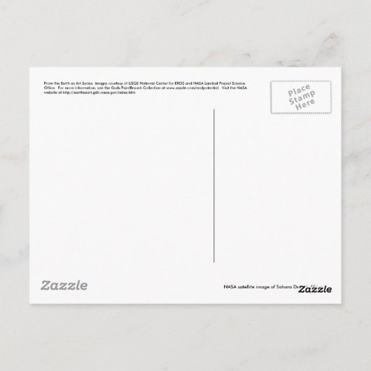 Erde als KUNST Reihe POSTKARTEN (Rückseite)