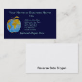 Erde Apple Visitenkarte (Vorne/Hinten)