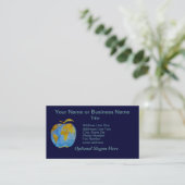 Erde Apple Visitenkarte (Stehend Vorderseite)