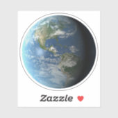 Erde Aufkleber (Blatt)