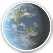 Erde Aufkleber (Vorderseite)