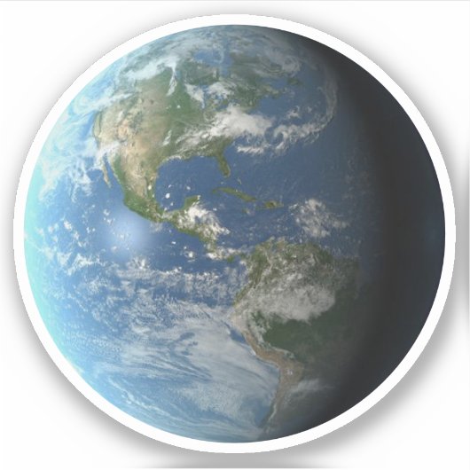 Erde Aufkleber (Vorderseite)