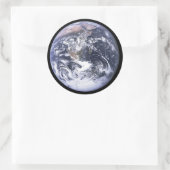Erde aus Apollo 17 Runder Aufkleber (Tasche)