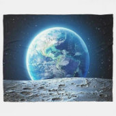 ERDE AUS DEM MOND FLEECEDECKE (Vorderseite (Horizontal))