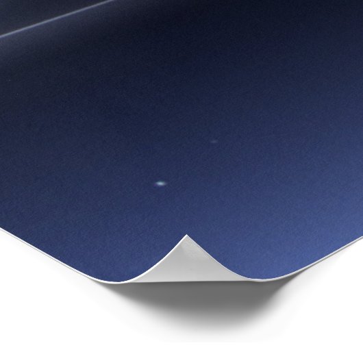 Erde aus dem Saturn Poster (Ecke)