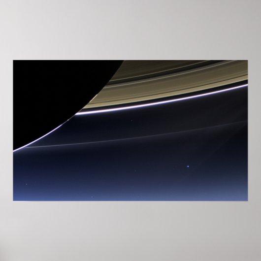 Erde aus dem Saturn Poster (Vorne)