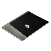 Erde aus dem Universum des Mond Notizblock (Linke Seite)