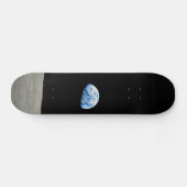 Erde aus dem Universum des Mond Skateboard (Horizontal)