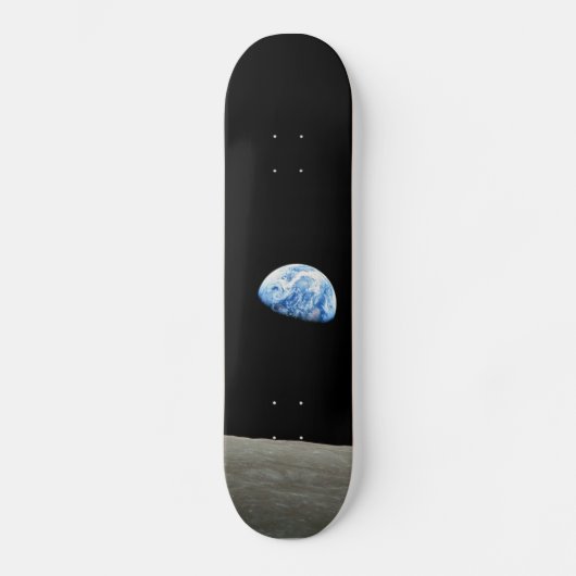 Erde aus dem Universum des Mond Skateboard (Vorderseite)