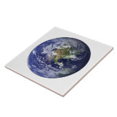 Erde aus dem Weltall, blaues Marmor von der NASA Fliese (Seite)