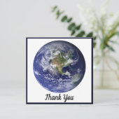 Erde aus dem Weltall, blaues Marmor von der NASA Karte (Stehend Vorderseite)