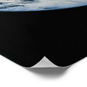 Erde aus dem Weltraum 10 Poster (Ecke)