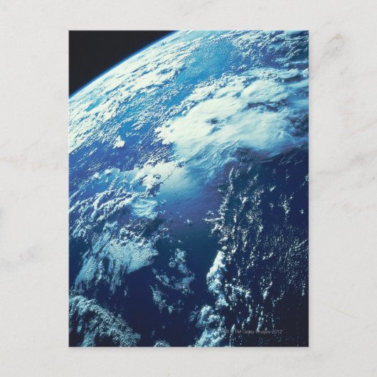 Erde aus dem Weltraum 16 Postkarte (Vorderseite)