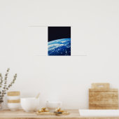 Erde aus dem Weltraum 19 Poster (Küche)