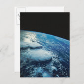 Erde aus dem Weltraum 27 Postkarte (Vorne/Hinten)