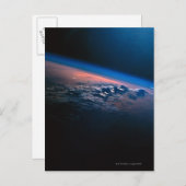 Erde aus dem Weltraum 2 Postkarte (Vorne/Hinten)