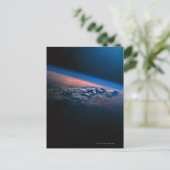 Erde aus dem Weltraum 2 Postkarte (Stehend Vorderseite)