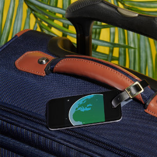 Erde aus dem Weltraum Gepäckanhänger