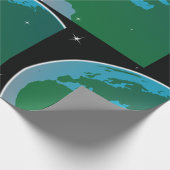 Erde aus dem Weltraum Geschenkpapier