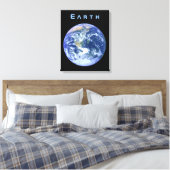 Erde aus dem Weltraum Leinwanddruck (Insitu (Schlafzimmer))