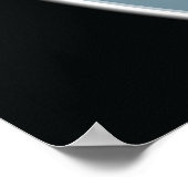 Erde aus dem Weltraum Poster (Ecke)