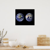 Erde aus dem Weltraumposter Poster (Küche)