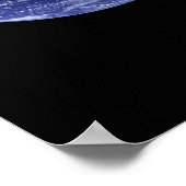 Erde aus dem Weltraumposter Poster (Ecke)