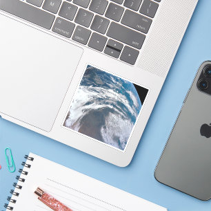 Erde aus der Apollo 12 Raumsonde. Aufkleber