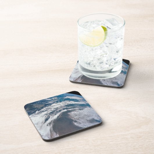 Erde aus der Apollo 12 Raumsonde. Getränkeuntersetzer (Rechte Seite)