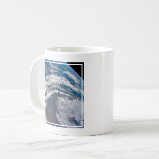 Erde aus der Apollo 12 Raumsonde. Kaffeetasse (Vorderseite Links)